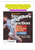 Memmler&rsquo;s Structure & Function of the Human Body&comma; Enhanced Edition &lpar;12th Edition&rpar; &ndash; Barbara Janson Cohen & Kerry L&period; Hull &vert; Complete Test Bank Chapters 1&ndash;22 with Answers &vert; A&plus; Grade
