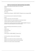 HMGT ECU FACILITIES QUIZ 2 EXAM QUESTIONS AND ANSWERS