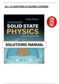 Advanced Solid State Physics &mdash; Solutions Manual &lpar;All 16 Chapters & Figures&rpar;