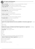 CIC Agency Management Exam Questions and Answers 100&percnt; Pass &vert;Verified & Updated&vert;ACTUAL 2025&sol;2026 Cheat Sheet