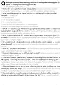 Portage Learning&colon; Microbiology Module 5&comma; Portage Microbiology BIOD171 Exam 5&comma; Portage Microbiology Exam &num;5 Exam Questions and Answers 100&percnt; Pass &vert;Verified & Updated&vert;ACTUAL 2025&sol;2026 Cheat Sheet