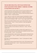 NUR 201 MED SURG FINAL TEST EXAM NEWEST 2026 STUDY QUESTIONS WITH CORRECT VERIFIED ANSWERS GUARANTEED PASS &vert; RATED A&plus;