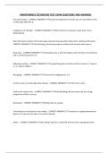 MAINTENANCE TECHNICIAN TEST EXAM QUESTIONS AND ANSWERS&period;