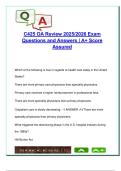 C425 OA Review 2025&sol;2026 &ndash; 60&plus; Verified Q&A &vert; U&period;S&period; Healthcare System&comma; Policy&comma; Reform&comma; Medicare