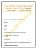ISSA CPR AND AED EXAM QUESTIONS AND DETAILED ANSWERS&period; EXPERT VERIFIED FOR GUARANTEED PASS&period;