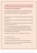 CAHIMS PRACTICE TEST FINAL EXAM STUDY QUESTIONS 2026 WITH CORRECT DETAILED VERIFIED ANSWERS 100&percnt; GUARANTEED PASS &vert; GRADED A&plus;