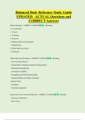 Balanced Body Bundled Questions and CORRECT Answers