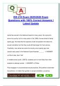ISS 210 Exam &ndash; 120 Questions with Correct Answers &ndash; Social Issues&comma; Crime&comma; Immigration&comma; Aging &ndash; Michigan State University