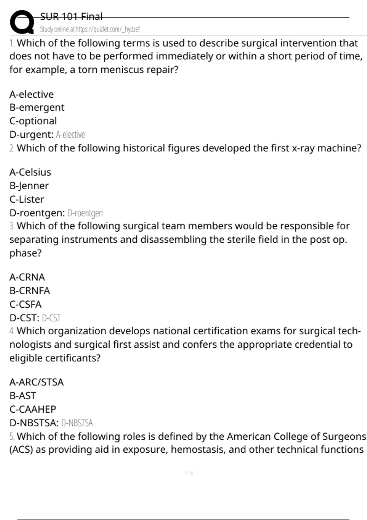 SUR 101 Final Exam Questions and Answers 100% Pass |Verified & Updated ...
