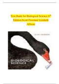 Test Bank for Biological Science&comma; 6th Edition by Scott Freeman & Lizabeth Allison &vert; Verified Exam Questions & Answers &vert; Latest 2025&sol;2026 Edition