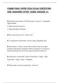 CMMB FINAL PAPER 2026 EXAM QUESTIONS AND ANSWERS STUDY GUIDE GRADED A&plus;