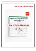 Experimental Methods for Engineers &mdash; Solutions Manual &lpar;8th Edition&comma; Holman&rpar;