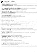 NFDN 1001 - UNITS 1-6 Exam Questions and Answers 100&percnt; Pass &vert;Verified & Updated&vert;ACTUAL 2025&sol;2026 Cheat Sheet