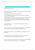 CITI FERPA Exam &vert; Questions with Complete Solutions &vert; 100&percnt; Pass
