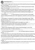 kinesiology exam 1 Exam Questions and Answers 100&percnt; Pass &vert;Verified & Updated&vert;ACTUAL 2025&sol;2026 Cheat Sheet