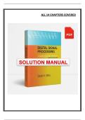 Digital Signal Processing &lpar;4th Edition&comma; Mitra&rpar; &mdash; Solutions Manual