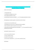Institutions and the Marketplace Study Guide &vert; Questions with Complete Solutions &vert; 100&percnt; Pass