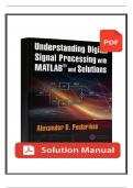 Understanding Digital Signal Processing with MATLAB &mdash; Solutions Manual &lpar;Poularikas&rpar;