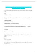 QUIZ 1&colon; THE MARKETPLACE AND COMPETITION &vert; Questions with Complete Solutions &vert; 100&percnt; Pass