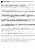ACSM exam Exam Questions and Answers 100&percnt; Pass &vert;Verified & Updated&vert;ACTUAL 2025&sol;2026 Cheat Sheet