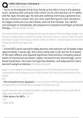 NRSG 3302 Exam 2 Module 8 Exam Questions and Answers 100&percnt; Pass &vert;Verified & Updated&vert;ACTUAL 2025&sol;2026 Cheat Sheet