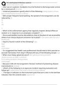 NC sterilization&sol;infection control Exam Questions and Answers 100&percnt; Pass &vert;Verified & Updated&vert;ACTUAL 2025&sol;2026 Cheat Sheet