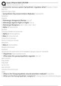 Quiz 2 Pharm 5334 UTA FNP Exam Questions and Answers 100&percnt; Pass &vert;Verified & Updated&vert;ACTUAL 2025&sol;2026 Cheat Sheet