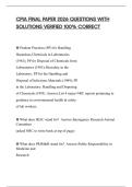 CPIA FINAL PAPER 2026 QUESTIONS WITH SOLUTIONS VERIFIED 100&percnt; CORRECT