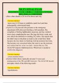 NR 574 FINAL EXAM QUESTIONS WITH CORRECT VERIFIED ANSWERS &vert; 100&percnt; PASS &lpar;A&plus; CERTIFIED