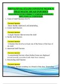 NR574-FINAL EXAM CONTENT WEEK 5&colon; TRAUMATIC HEAD INJURIES QUESTIONS WITH CORRECT VERIFIED ANSWERS &vert; 100&percnt; PASS &lpar;A&plus; CERTIFIED&rpar;