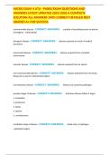 MICRO EXAM 4 UTA - PARKS EXAM QUESTIONS AND ANSWERS LATEST UPDATED 2025&sol;2026 A COMPLETE SOLUTION ALL ANSWERS 100&percnt; CORRECT DETAILED BEST GRADED A&plus; FOR SUCCESS