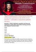  D430 Fundamentals of Information Security actual exam questions with 100&percnt; correct answers &plus; rationales &lpar; 2025 latest updated version &rpar;
