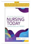 Nursing Today&colon; Transition and Trends &ndash; 11th Edition &lpar;Zerwekh&rpar; &ndash; Complete Test Bank for Chapters 1&ndash;26