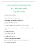 NHA CCMA CERTIFICATION EXAM 2025-2026 ALL UPDATED QUESTIONS ALREADY PASSED&excl;&excl;