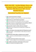 NURS 5432 FNP 1 Verified Multiple Choice and  Conceptual Actual Frequently Tested Exam  Questions With Reviewed 100&percnt; Correct  Detailed Answers  Guaranteed Pass&excl;&excl;Current Update&excl;&excl; 