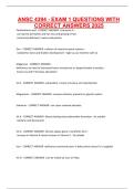 ANSC 4394 - EXAM 1 QUESTIONS WITH CORRECT ANSWERS 2025&period;