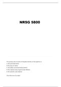 NRSG 5800 Pharmacology &ndash; Exam 2 Questions and Verified Answers