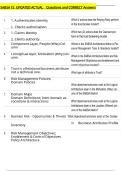 SABSA F2  UPDATED ACTUAL    Questions and CORRECT Answers 