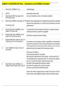 SABSA    Bundled Questions and CORRECT Answers
