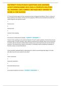 MATERNITY EVOLVE EXAM QUESTIONS AND ANSWERS LATEST DOWNLOADED 2025&sol;2026 A COMPLETE SOLUTION ALL ANSWERS 100&percnt; CORRECT DETAILED BEST GRADED TO SCORE A&plus; FOR SUCCESS