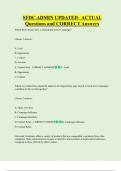 SFDC ADMIN UPDATED   ACTUAL  Questions and CORRECT Answers 