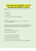 SFDC Admin 201 UPDATED  ACTUAL  Questions and CORRECT Answers 