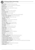 Scribeology Medical Terminology Exam Questions and Answers 100&percnt; Pass &vert;Verified & Updated&vert;ACTUAL 2025&sol;2026 Cheat Sheet