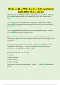 WGU D184 UPDATED ACTUAL Questions  and CORRECT Answers 