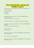 WGU D184 UPDATED   Questions and  CORRECT Answers 