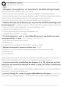 NC Infection Control Exam Questions and Answers 100&percnt; Pass &vert;Verified & Updated&vert;ACTUAL 2025&sol;2026 Cheat Sheet