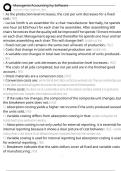 Managerial Accounting Ivy Software Exam Questions and Answers 100&percnt; Pass &vert;Verified & Updated&vert;ACTUAL 2025&sol;2026 Cheat Sheet