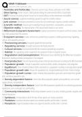 ENVS 1126 Exam Exam Questions and Answers 100&percnt; Pass &vert;Verified & Updated&vert;ACTUAL 2025&sol;2026 Cheat Sheet