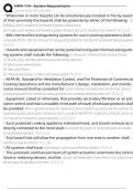 NFPA 17A - System Requirements Exam Questions and Answers 100&percnt; Pass &vert;Verified & Updated&vert;ACTUAL 2025&sol;2026 Cheat Sheet