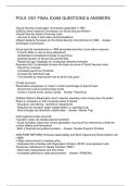POLS 1001 FINAL EXAM QUESTIONS & ANSWERS